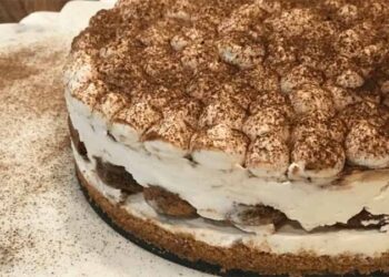 Чизкејк Тирамису- рецепт без печење