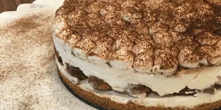 Чизкејк Тирамису- рецепт без печење