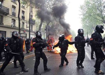 Првомајски протести во Франција