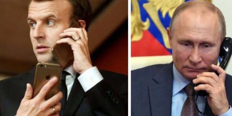 Путин и Макрон разговарале по телефон