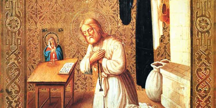 Свети Серафим Саровски – Молитвата „Богородице Дево” ќе ве спаси