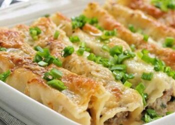 Вкусни полнети „цевчиња” со мелено месо