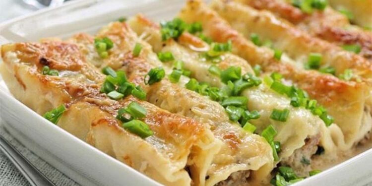 Вкусни полнети „цевчиња” со мелено месо