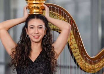 Рецитал на харфа на Мерсиха Шукри на Интерфест во Офицерски