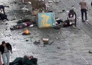 Моментот на експлозијата во Истанбул (ВИДЕО)