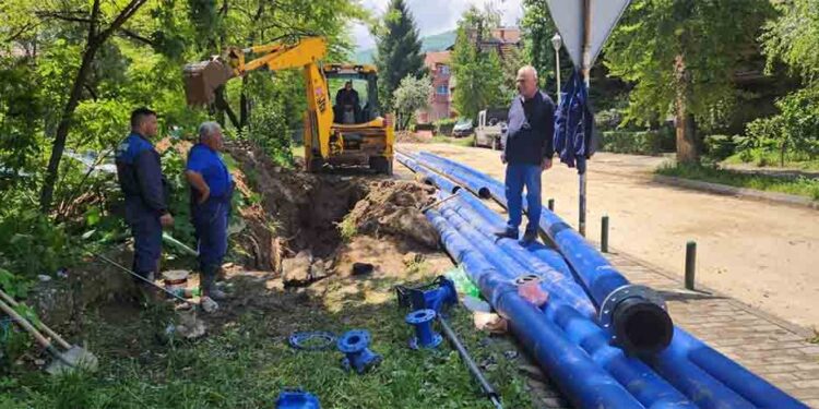 Водовод Битола започна со реконструкција на водоводната мрежа на на ул.Студентска